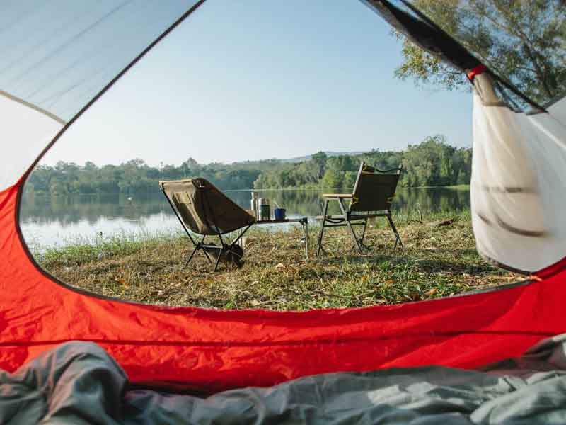 tent campingstoel kamperen